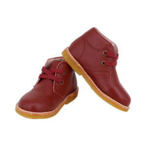 Rugged Laces Red Leather