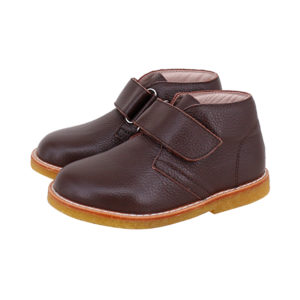 Rugged Velcro Brown  Leather